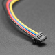 JST SH 4-Pin to Premium Male Headers Cable - Qwiic Compatible