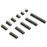 2 x 7p 1.27 mm SMD Male Pin Header