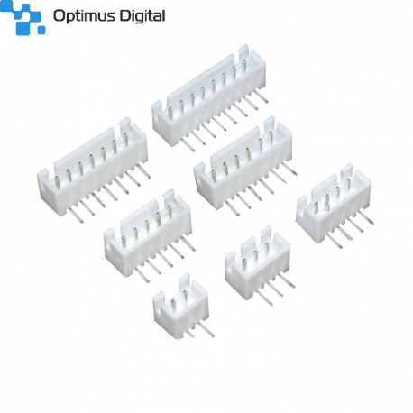 Conector Mamă XH2.54 la 90° 10p