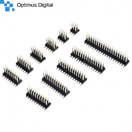 Header de Pini Tată SMD de 1.27 mm 2 x 15p