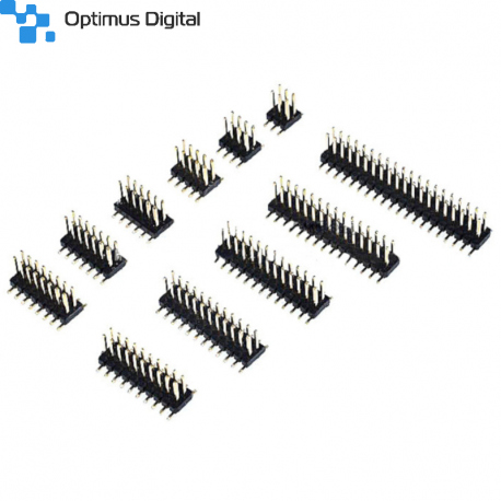 Header de Pini Tată SMD de 1.27 mm 2 x 15p