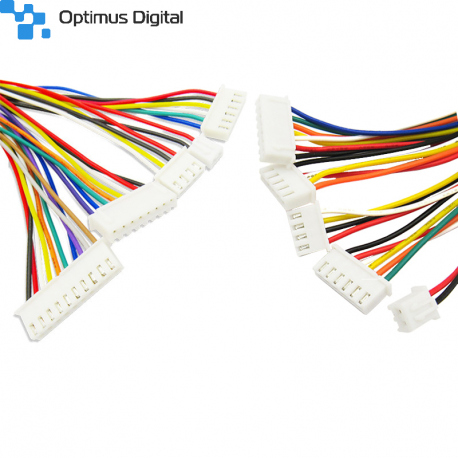 9p XH2.54 Colored Single Head Cable (20 cm)
