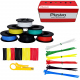 Plusivo Silicone Wire Kit (30AWG, 6 colors, 20m each)