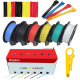 Plusivo Silicone Wire Kit (30AWG, 6 colors, 20m each)