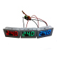 Adjustable Voltage Alarm with Buzzer (Black Case, Blue Display, 4.5 - 50 V)