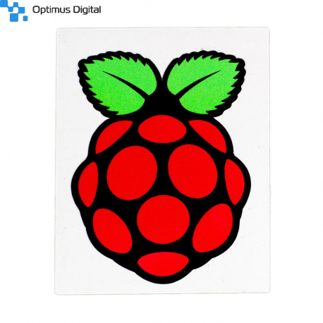 10 Small Raspberry Pi Stickers Set (12mm long by 9mm wide)