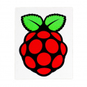 6 Raspberry Pi Stickers Set (58mm long by 44mm wide)