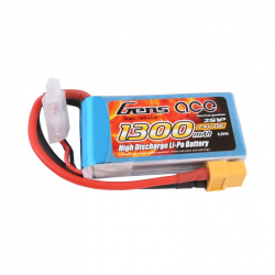 Gens ace 2S 1300mAh 7.4V 25C Lipo Battery Pack with XT60 Plug