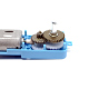Motor Albastru cu Reductor Metalic și Ax Extins (1:90, 110 rpm, 3 - 6 V)