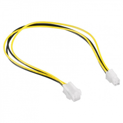 ATX 4-pin internal power supply extension cable, 0.3 m