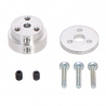 Adaptor din aluminiu pentru roti tip Scooter/Skater - pentru ax de 4 mm