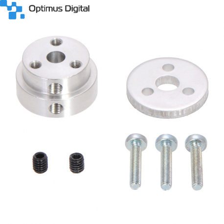 Adaptor din aluminiu pentru roti tip Scooter/Skater - pentru ax de 6 mm