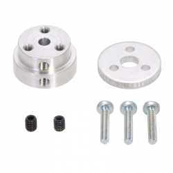 Pololu Aluminum Scooter Wheel Adapter for 1/4″ Shaft
