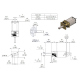 Micromotor cu reductor 10:1 HPCB 6V - cu ax lung