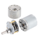 19:1 Metal Gearmotor 37Dx68L mm with 64 CPR Encoder (Helical Pinion)