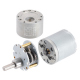 Motor cu reductor 30:1 37Dx68L mm cu encoder 64 CPR (Pinion Elicoidal)