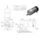 Motor cu reductor 30:1 37Dx68L mm cu encoder 64 CPR (Pinion Elicoidal)