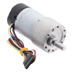 100:1 Metal Gearmotor 37Dx73L mm with 64 CPR Encoder (Helical Pinion)