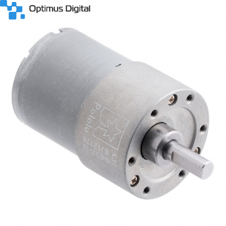 Motor cu reductor 150:1 37Dx57L mm (Pinion Elicoidal)