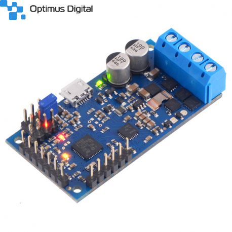 High-Power Simple Motor Controller G2 24v12 (Connectors Soldered)