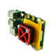 Raspberry Pi 4 Fan Mounting Bracket (Yellow and Red)