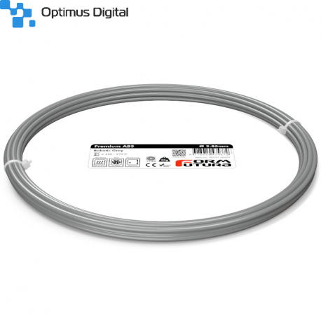 FormFutura Premium ABS Filament - Robotic Grey, 2.85 mm, 50 g