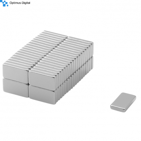 Neodymium Block Magnet 13x7x2 Thick N38