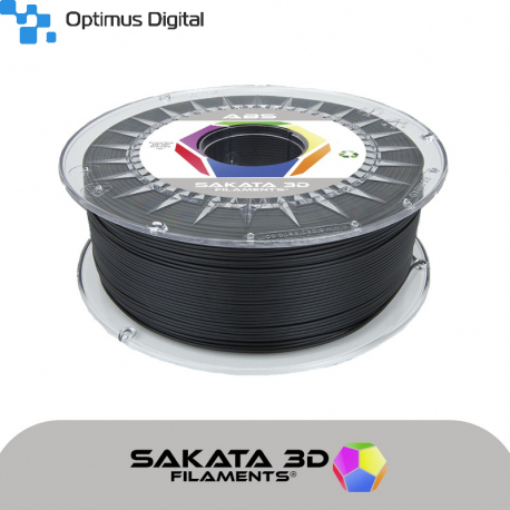 Filament Sakata 3D 3D ABS-E - Negru 1.75 mm 1 kg