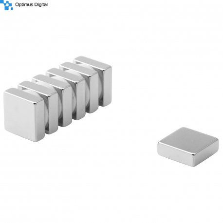 Magnet Paralelipipedic din Neodim 15x15x5 mm N38