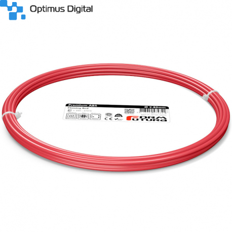 FormFutura Premium ABS Filament - Flaming Red, 2.85 mm, 50 g