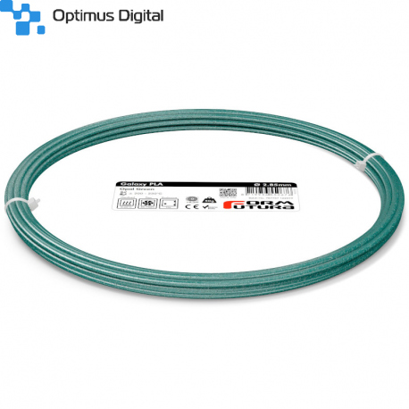 FormFutura Galaxy PLA Filament - Opal Green, 2.85 mm, 750 g
