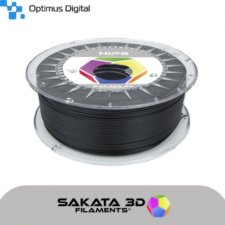 Filament Sakata 3D HIPS 1,75 mm 1 KG - Negru