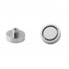 Pot Magnet 25x7 mm with Internal Thread M4