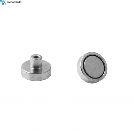 Magnet Oala 20x6 mm cu Filet Intern M4
