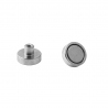 Pot Magnet 20x6 mm with Internal Thread M4