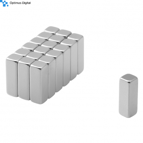 Neodymium Block Magnet 15x5x5 Thick N38