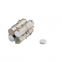 Magnet Disc din Neodim 12x2 mm N38 cu Banda Dublu Adeziva