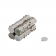 Magnet Disc din Neodim 10x1 mm N38 cu Banda Dublu Adeziva