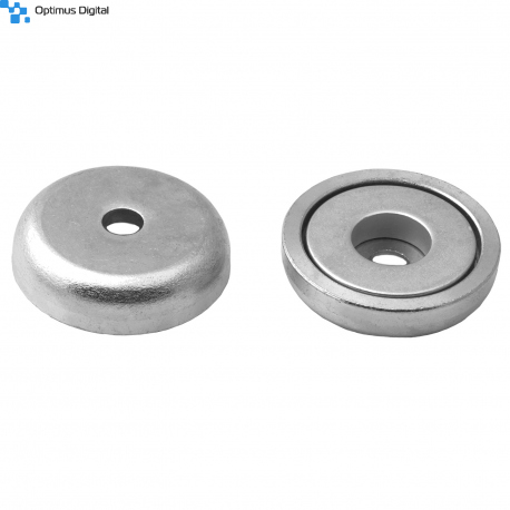 Magnet Oala 32x11,5x6x8 cu Gaura pentru Surub cu Cap Cilindric