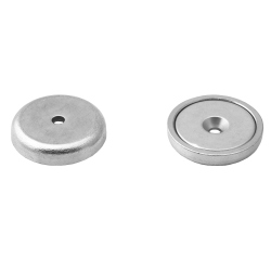 Magnet Oala 40x10,6/5,5x8 mm cu Gaura pentru Surub cu Cap Ingropat