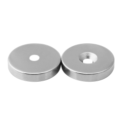 Magnet Inel din Neodim 25x(7,5x4,5)x5 cu Gaura pentru Surub cu Cap Ingropat N38