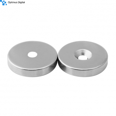 Ring Magnet 25x(7.5x4.5)x5 with Countersunk Borehole N38