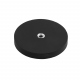 66 mm rubberised pot magnet with internal thread