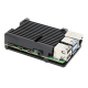 Heatsink Case for Raspberry Pi 4 (Black Color, without Fan)