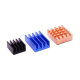 Aluminum and Copper Heatsink Set for Raspberry Pi 4 (Blue, Black and Orange Color)