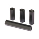 Pilon Hexagonal din Plastic M2 Negru de 7 mm