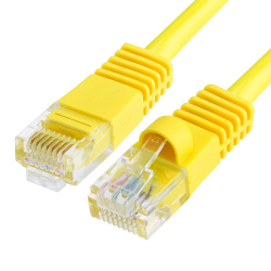 High Quality CAT.5e 0.5 m Yellow Cable