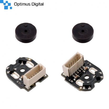 Magnetic Encoder Pair Kit with Top-Entry Connector for Micro Metal Gearmotors, 12 CPR, 2.7-18V