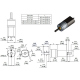 63:1 Metal Gearmotor 20Dx43L mm 6V CB with Extended Motor Shaft