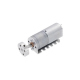 63:1 Metal Gearmotor 20Dx43L mm 6V CB with Extended Motor Shaft